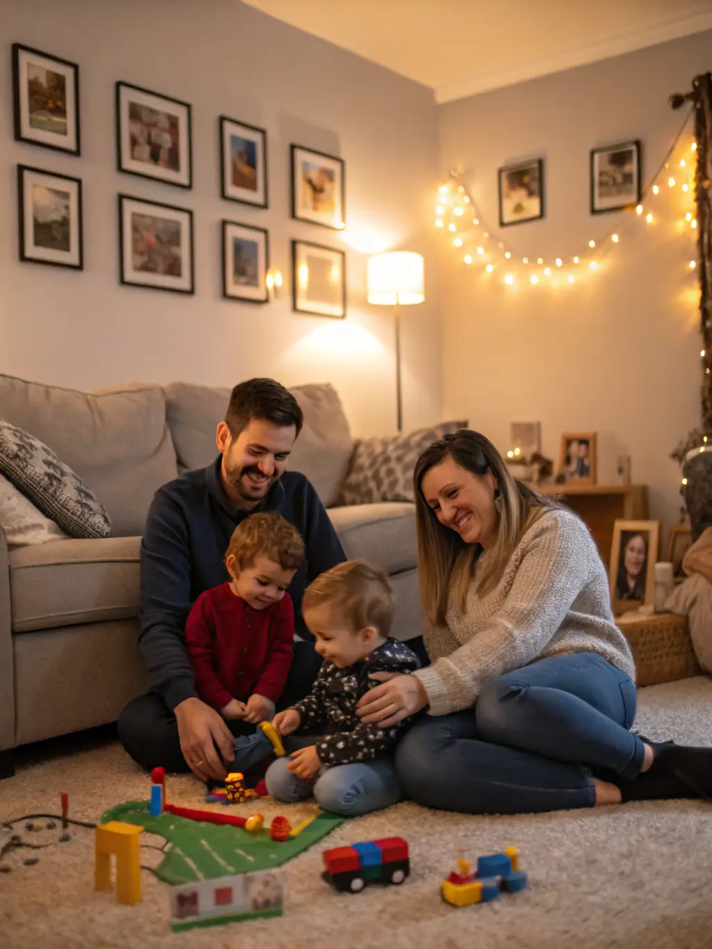 A family gathered together, feeling secure knowing their final expenses are covered by a level benefit policy from Kleos.